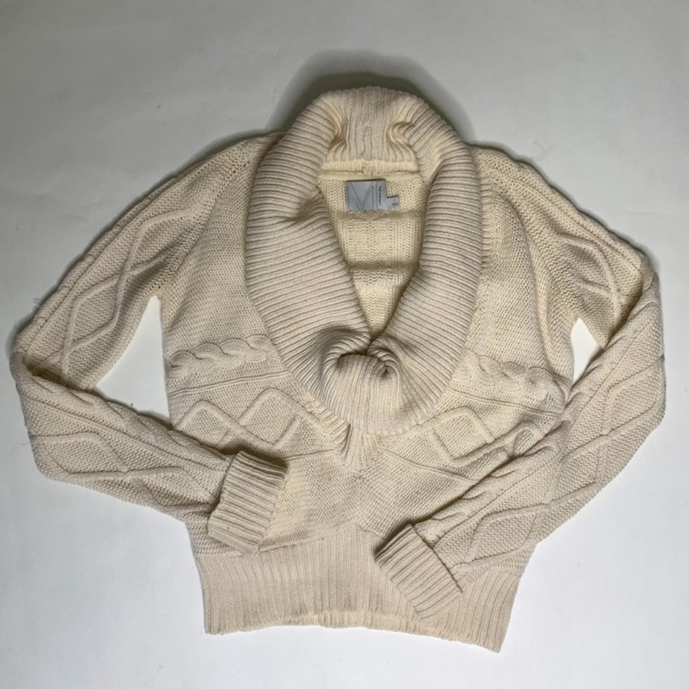 Michael Stars wool cable knit